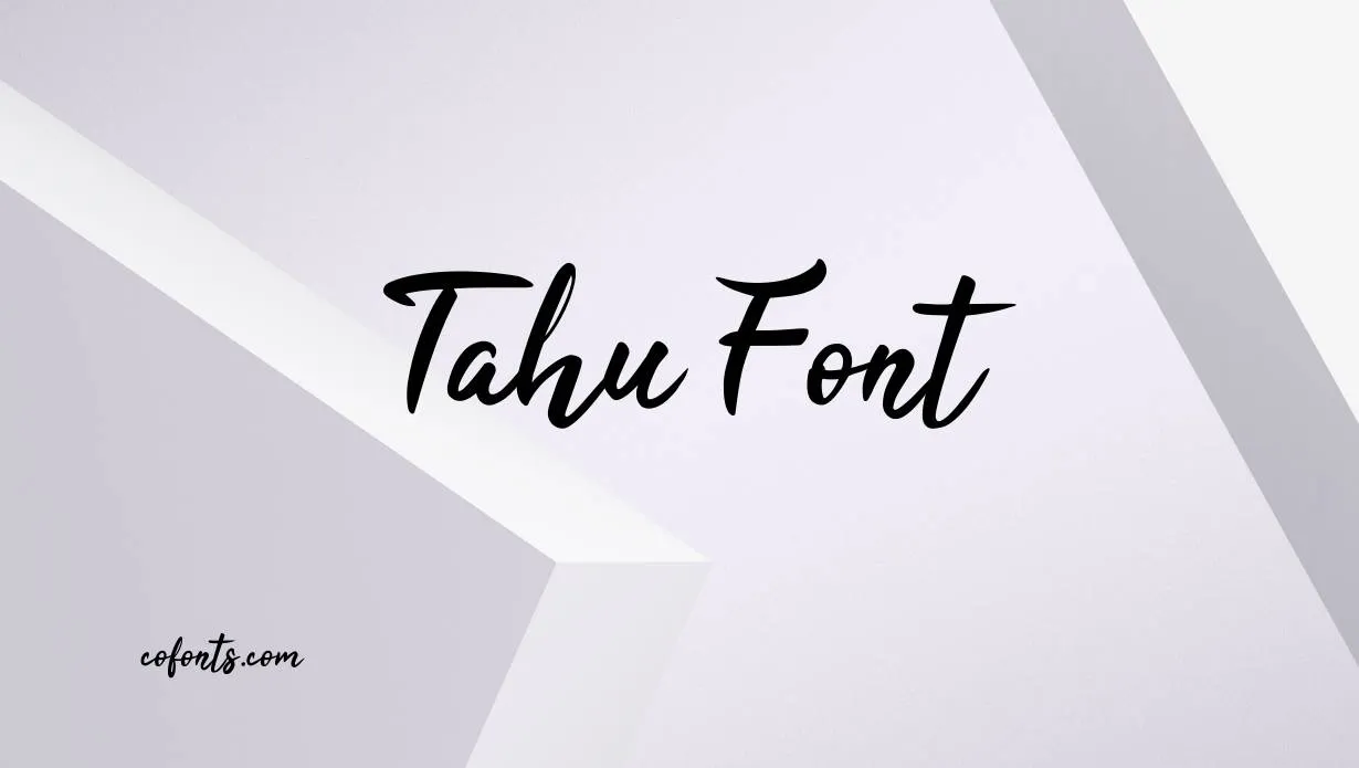 Preview of Tahu Font Free Download