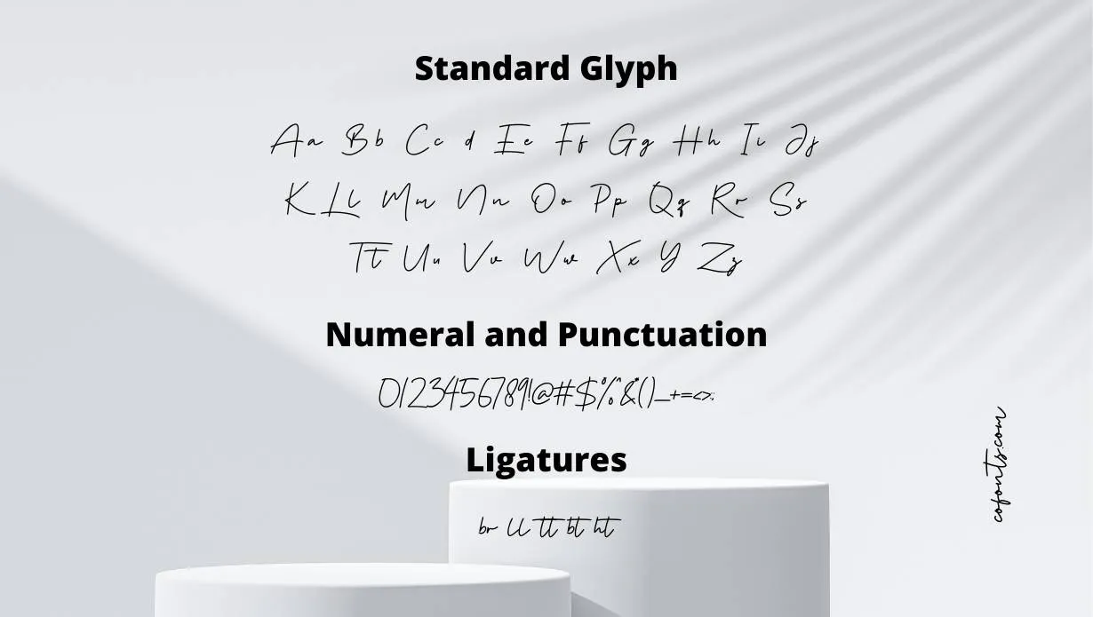 Tanya Hati Font Free Download style variations