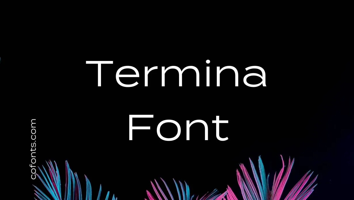 Preview of Termina Font Free Download