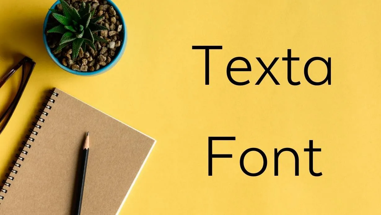 Preview of Texta Font Free Download