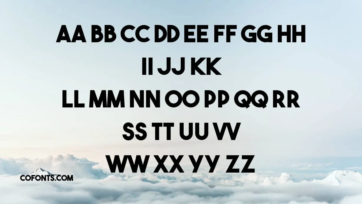 The Bold Font Free Download style variations