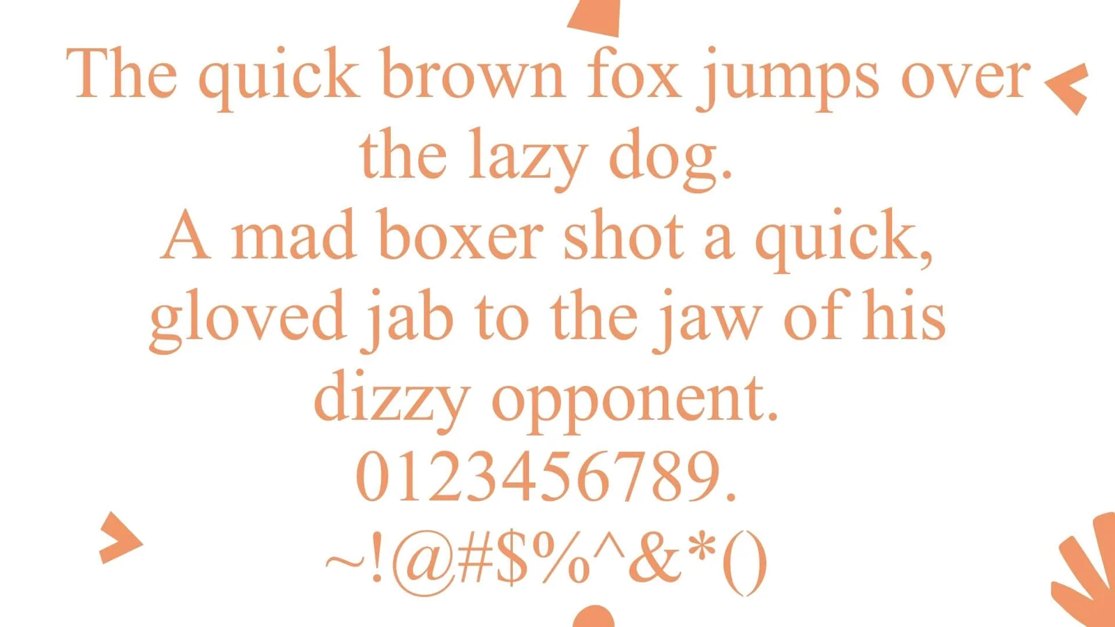Times New Roman Font style variations
