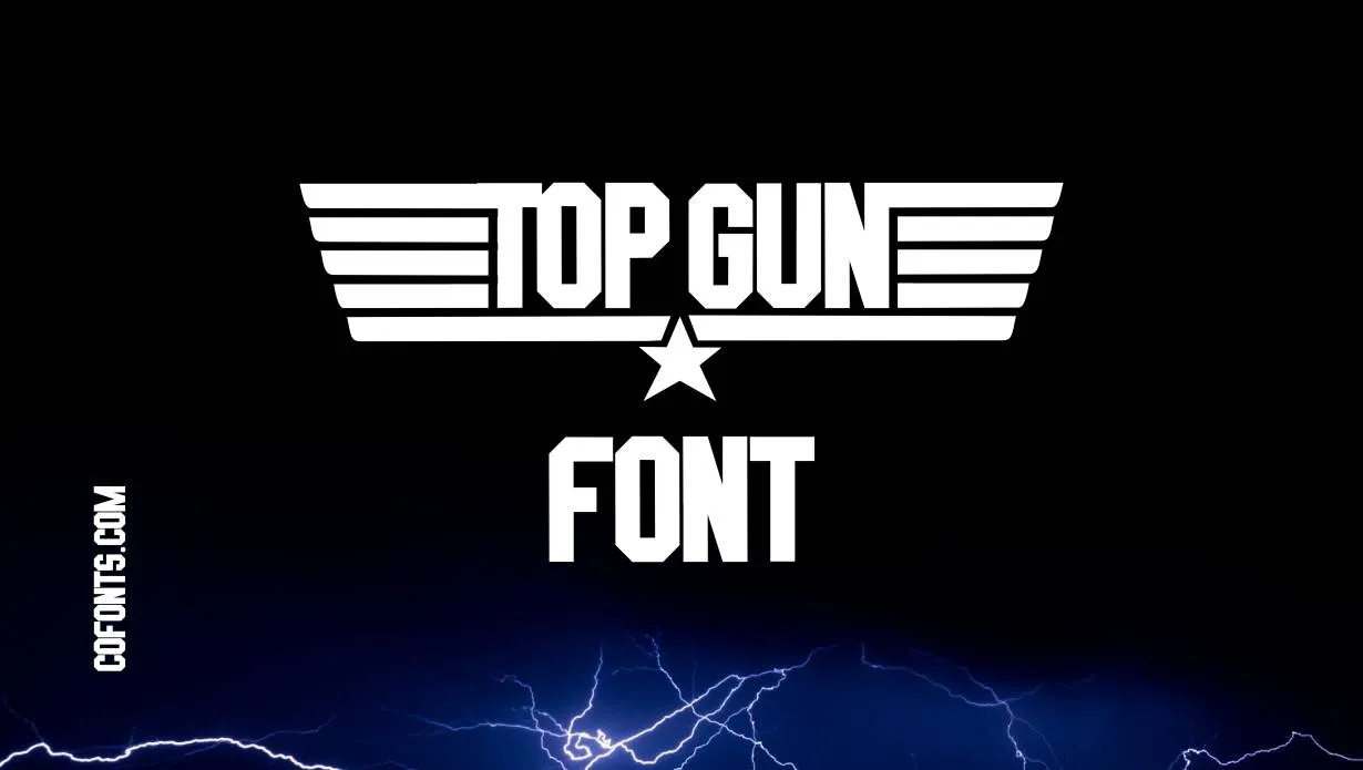 Preview of Top Gun Font Free Download