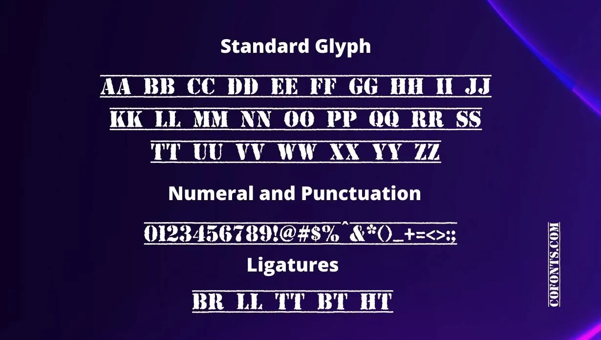 Top Secret Font Free Download style variations