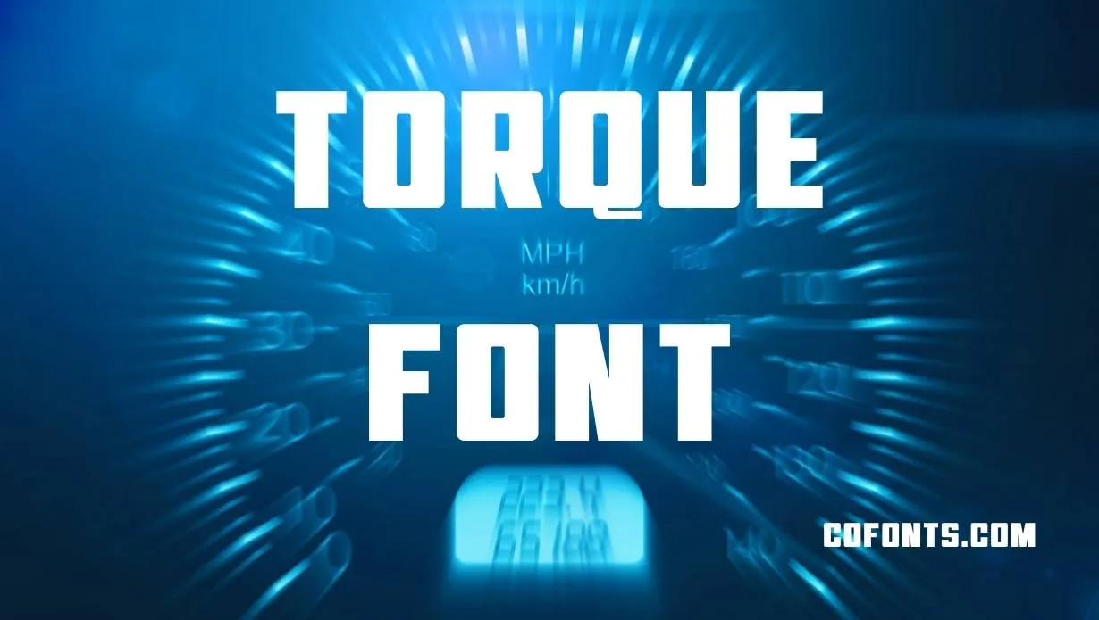 Preview of Torque Font Free Download