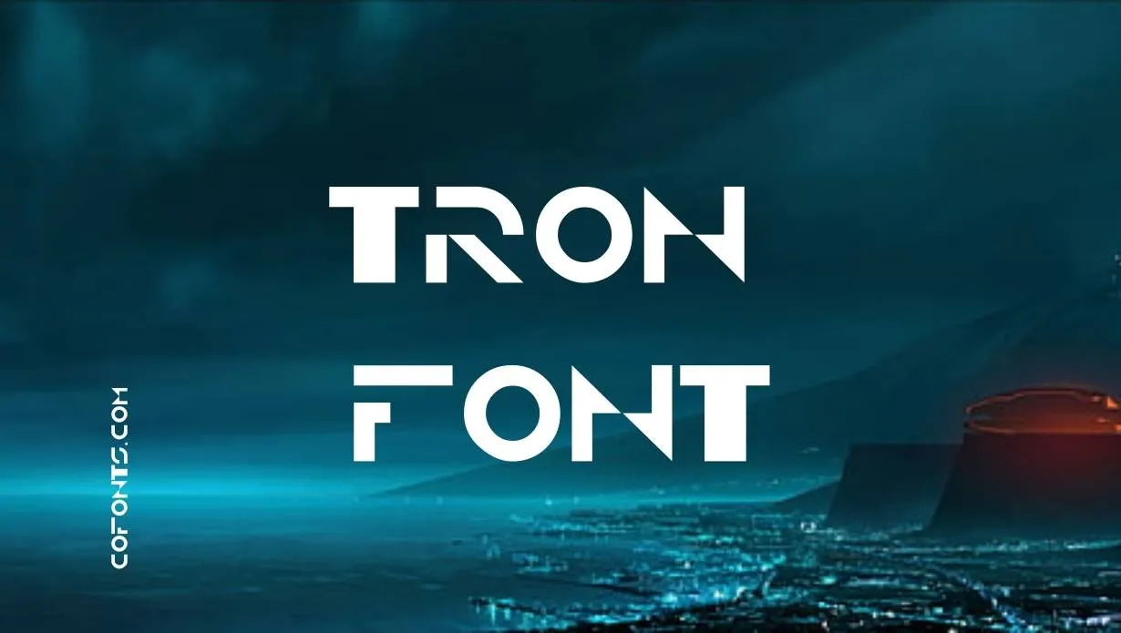 Preview of Tron Font Free Download