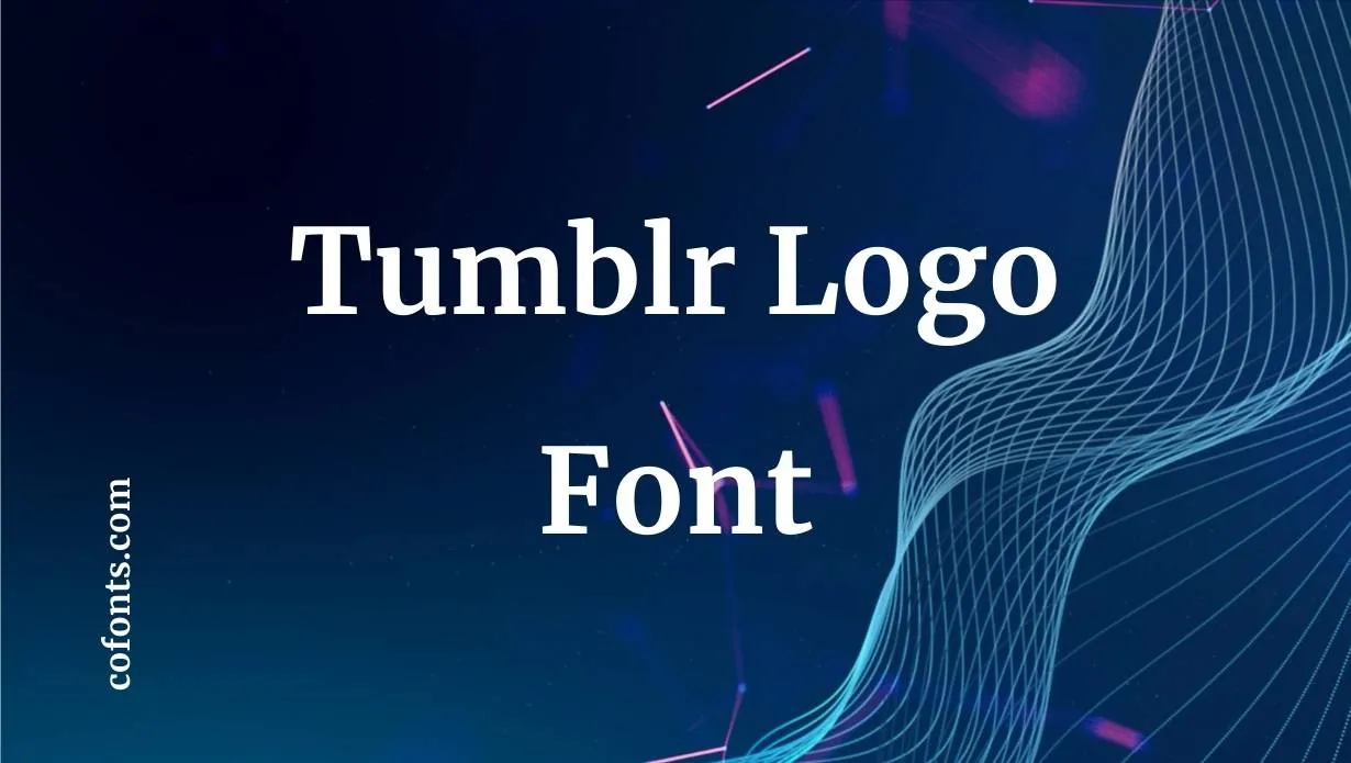 Preview of Tumblr Logo Font Free Download