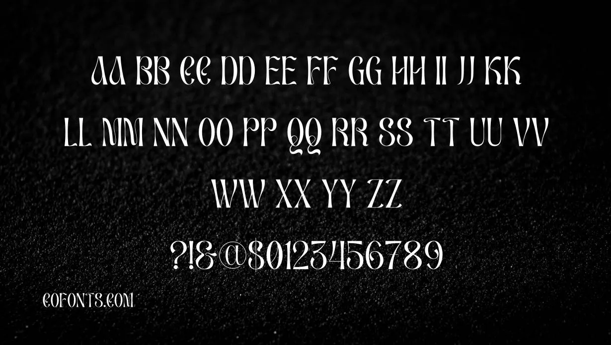 Tupac Margrath Font Free Download style variations