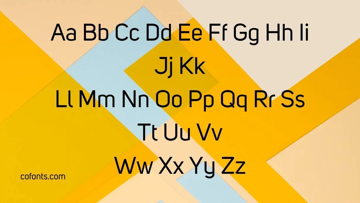 Uni Sans Font Free Download style variations