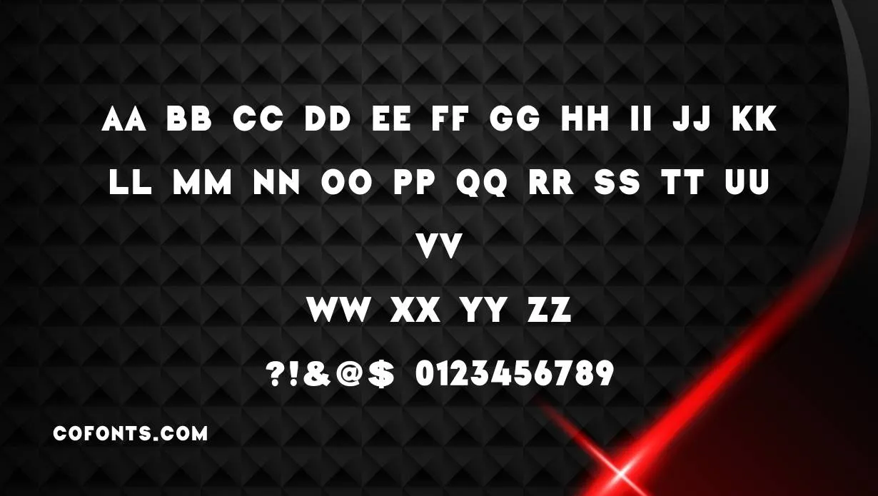 Unique Font Free Download style variations