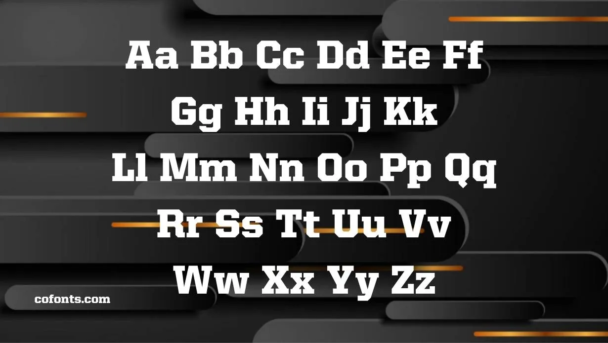 United Serif Font Free Download style variations