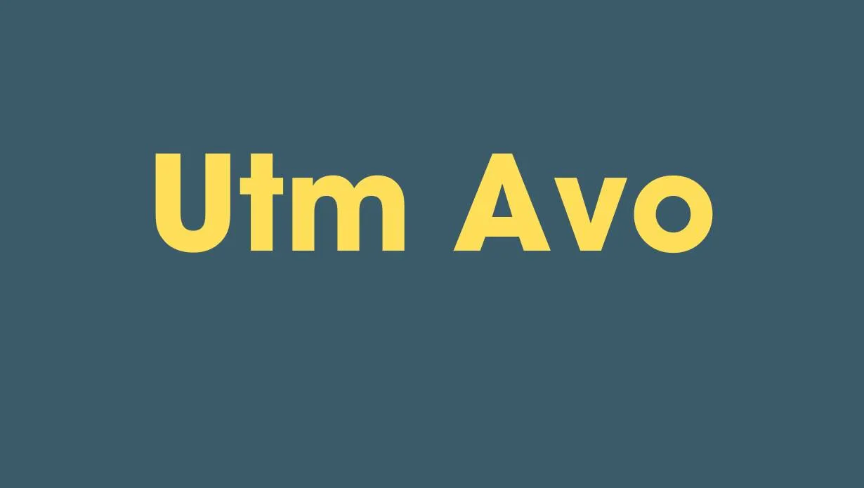 Preview of UTM Avo Font
