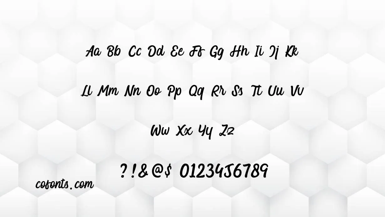 Valencia Font Free Download style variations