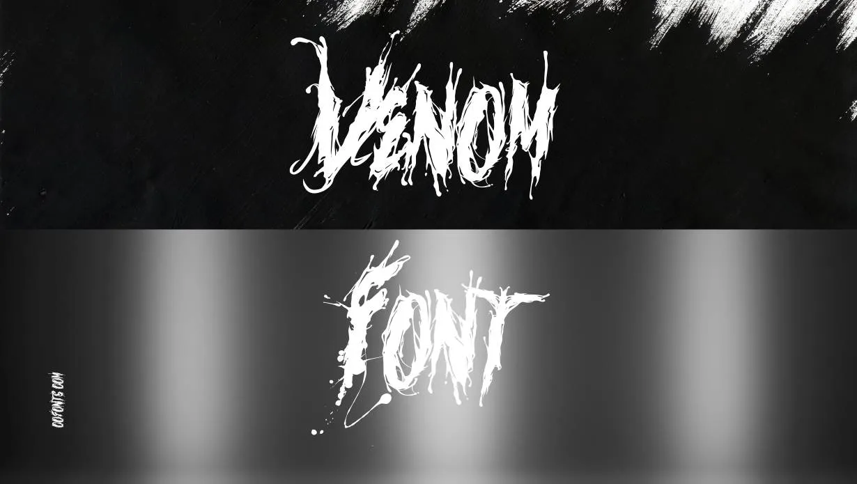 Preview of Venom Font Free Download