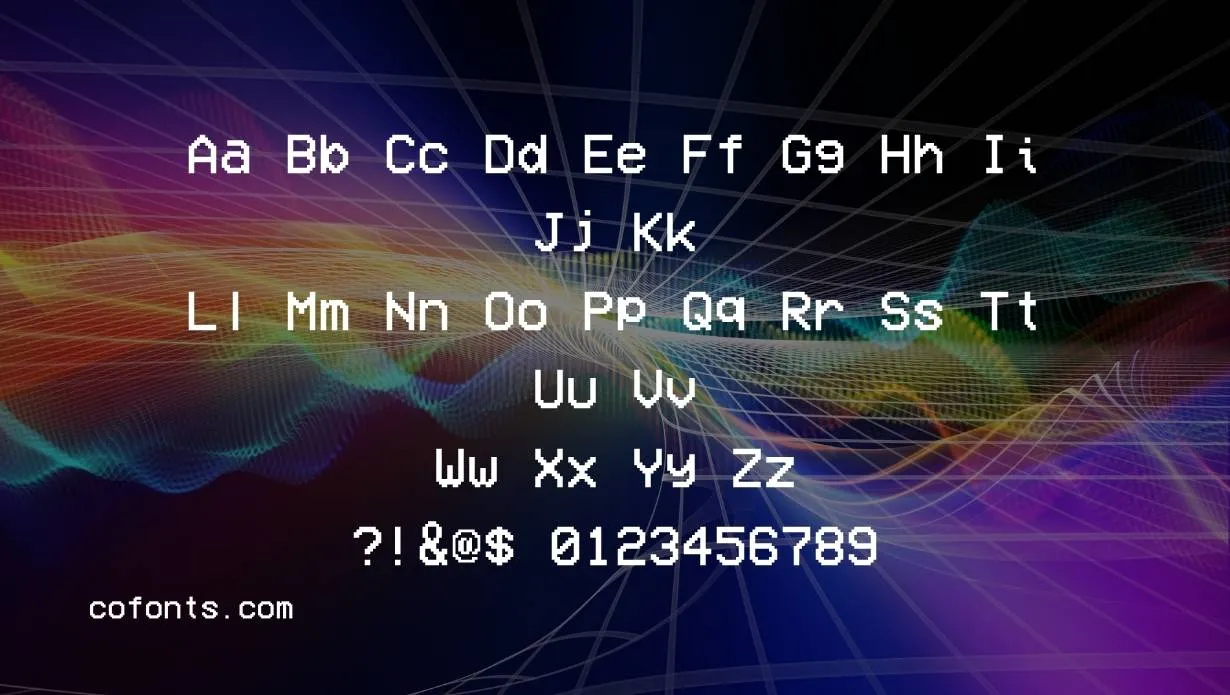 VHS Font Free Download style variations