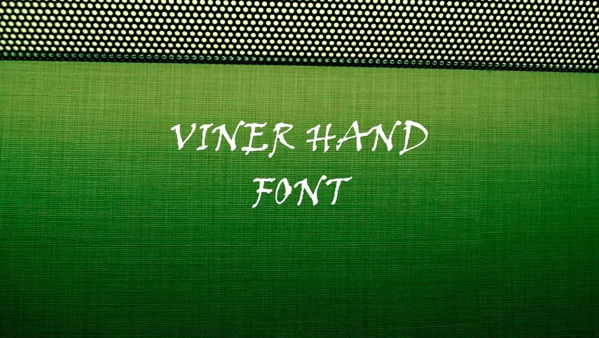 Preview of Viner Hand ITC Font Free Download
