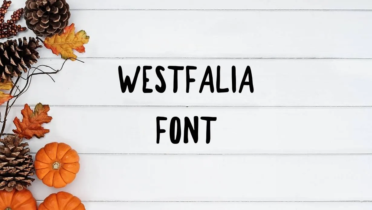Preview of Westfalia Font Free Download