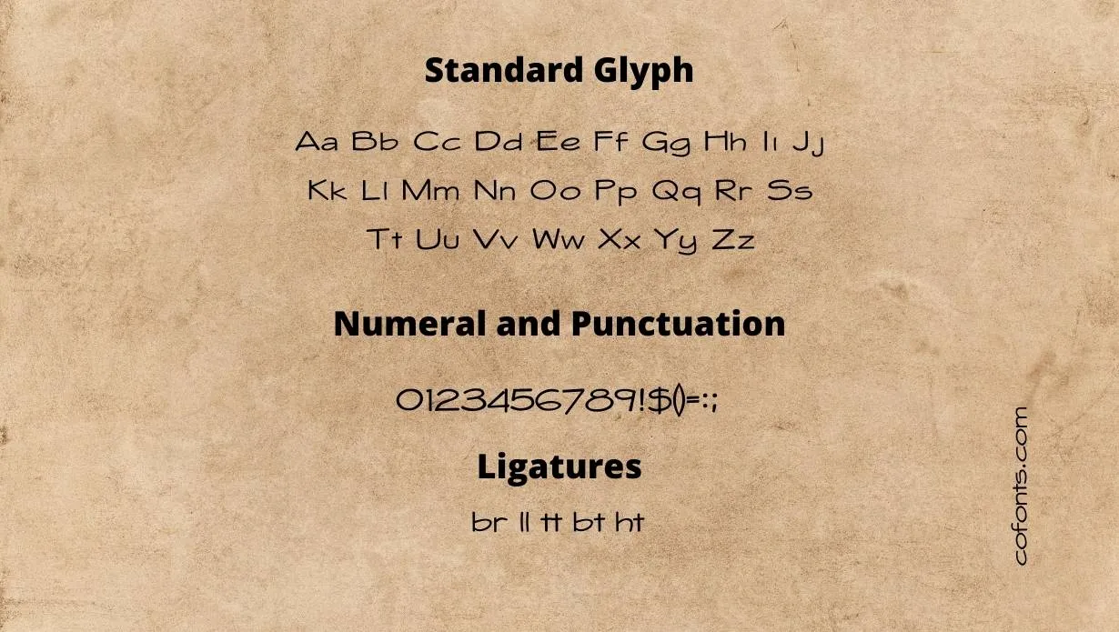 Whitehall Font Free Download style variations