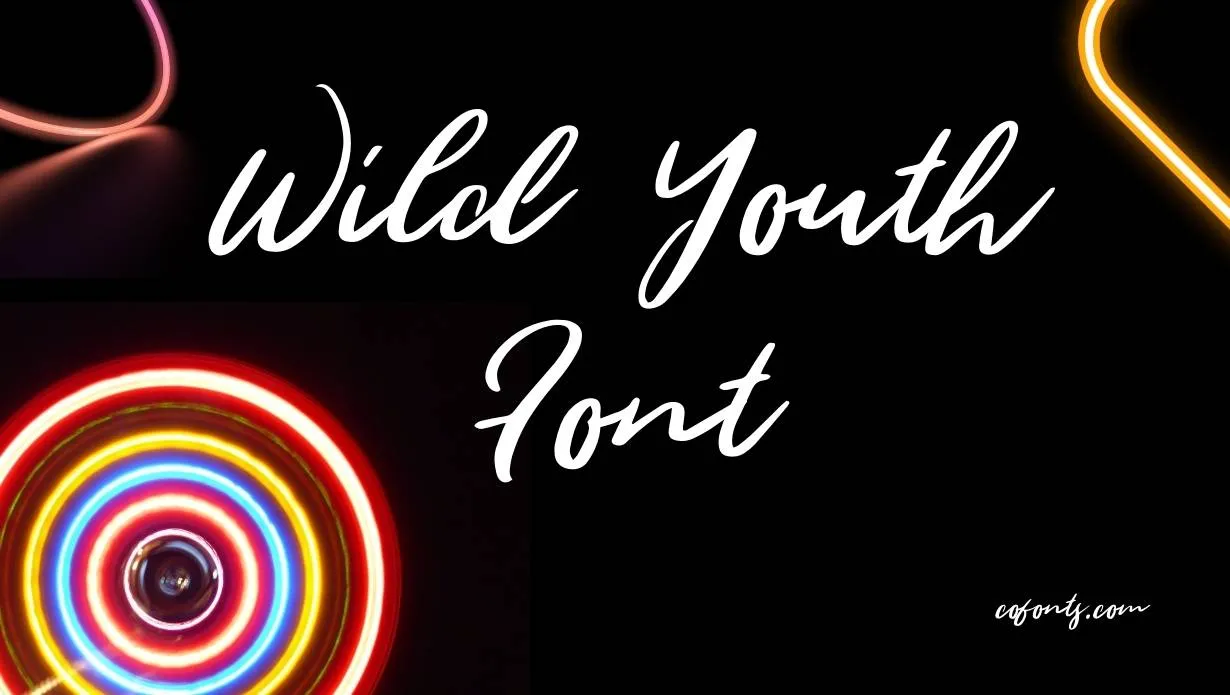 Preview of Wild Youth Font Free Download