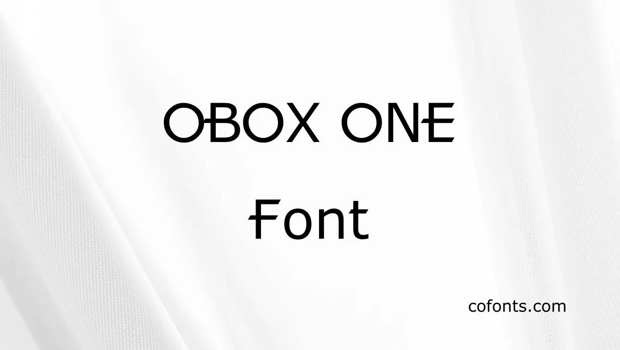 Preview of Xbox One Font Free Download