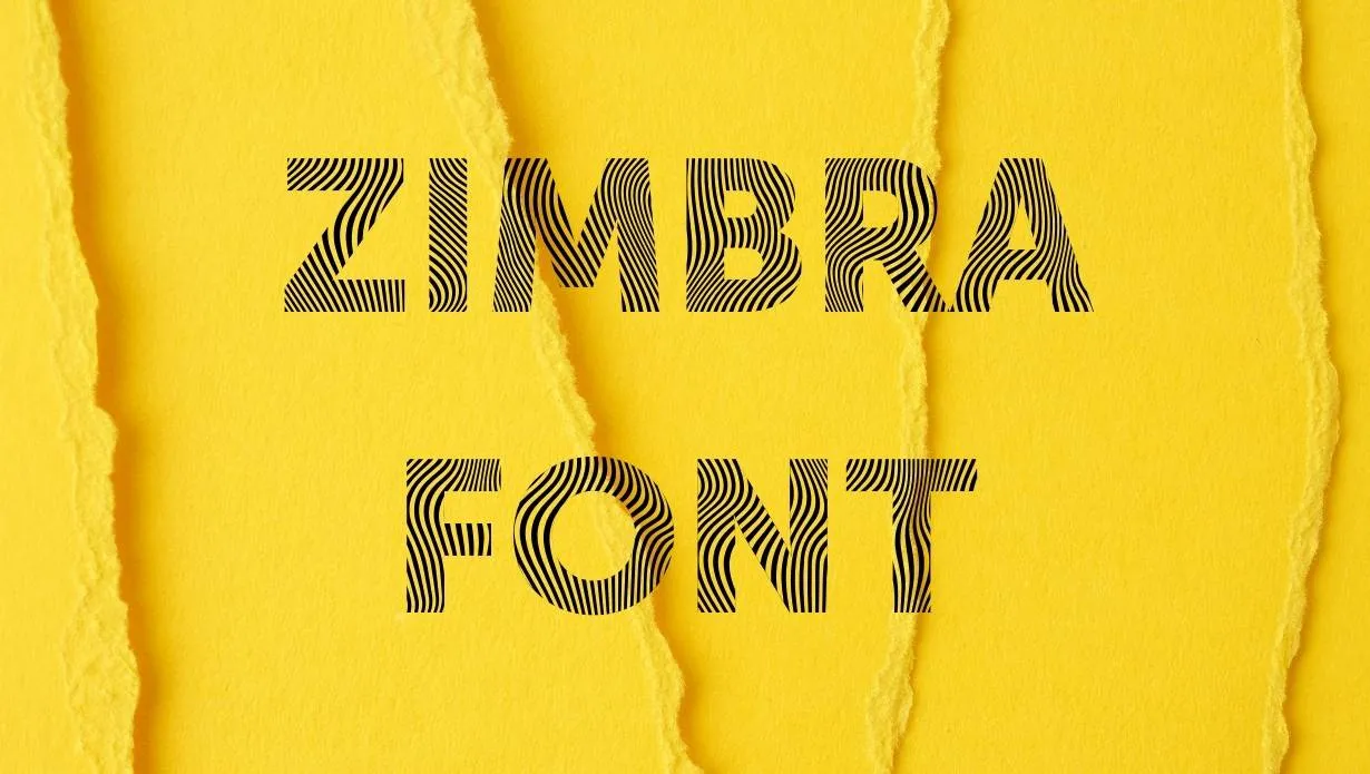 Preview of Zimbra Font Free Download