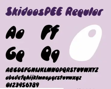 Skidoospee Regular-Font