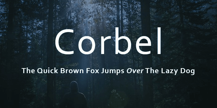 Corbel Font Free Download Cofonts