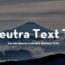 Neutra Text Font