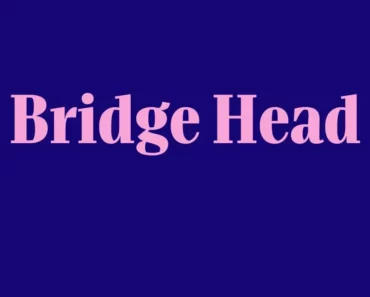Bridge Head Font