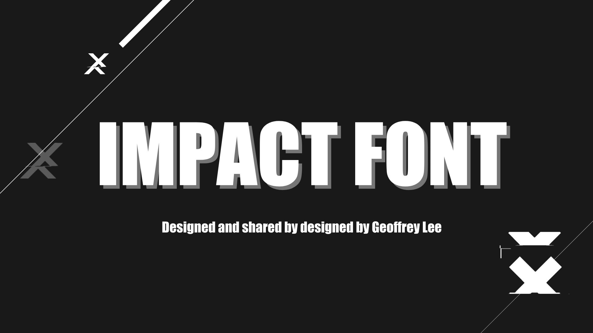impact font download free