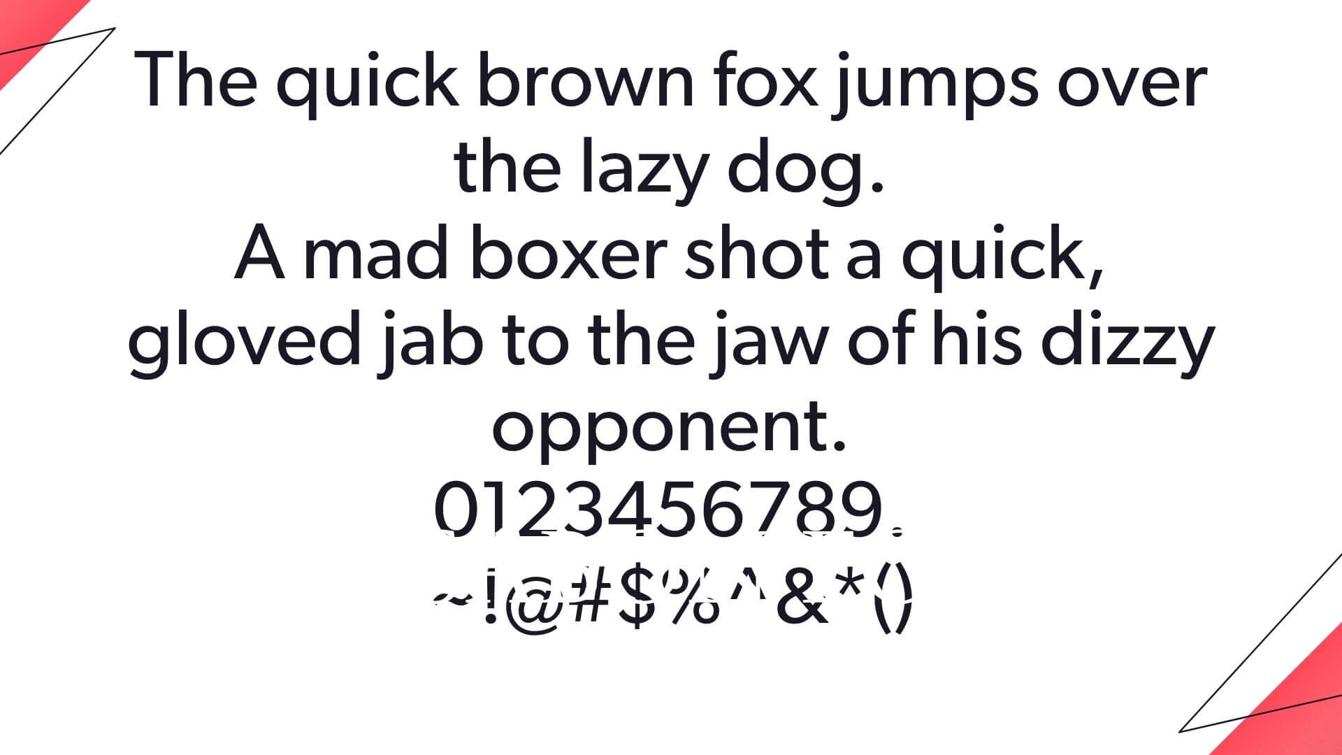 Gibson Font View
