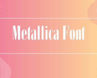Metallica Font