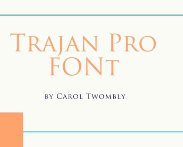 Trajan Pro Font