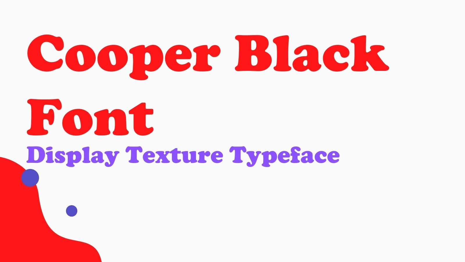 Cooper Black Font Free Download Free Download - Cofonts