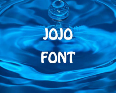 Jojo Font