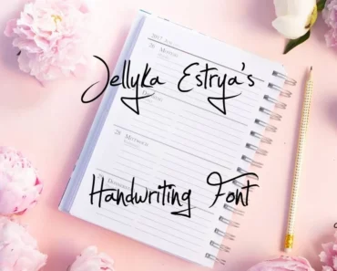 Jellyka Estrya's Handwriting Font