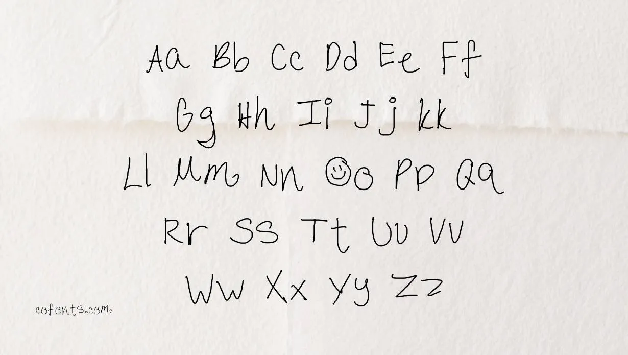 scribble font