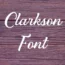 Clarkson Font