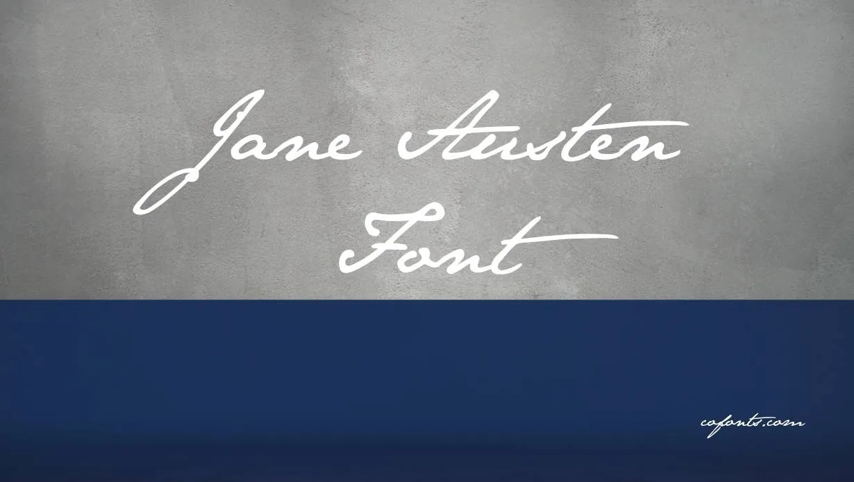 Jane Austen Font Free Download Free Download Cofonts