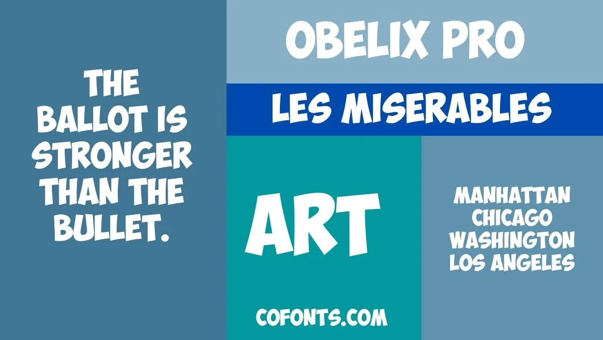 Obelix Pro Font