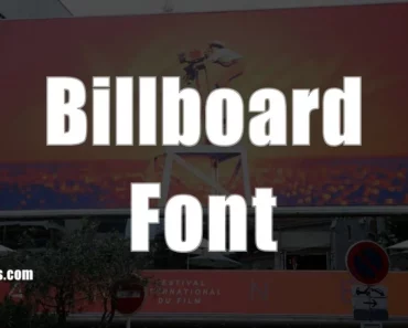 Billboard Font