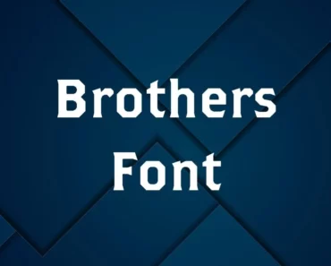 Brothers Font