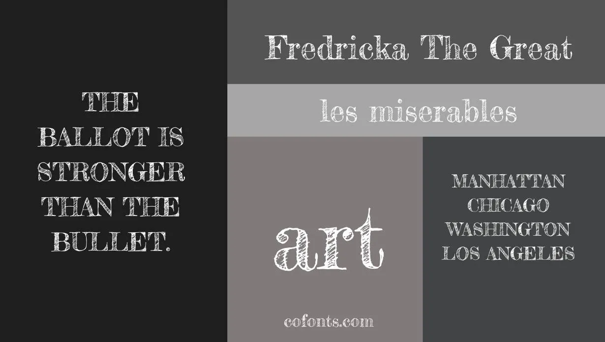 Fredericka the Great Font