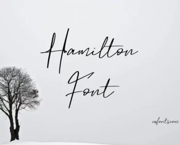 Hamilton Font