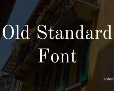 Old Standard Font