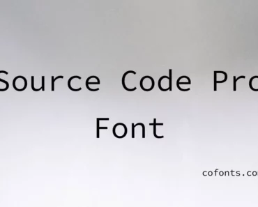 Source Code Pro Font