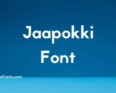 Jaapokki Font