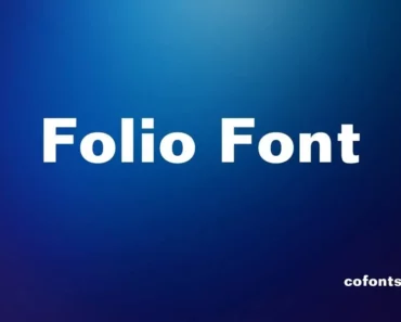 Folio Font