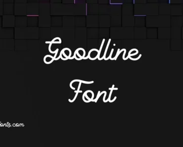 Goodline Font