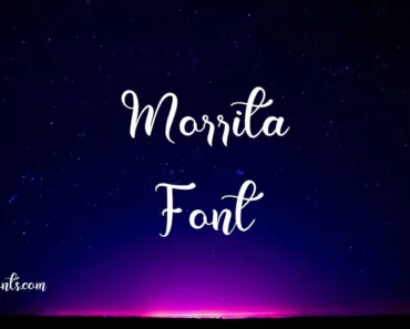 Morrita Font